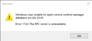 Ошибка service control manager 7026