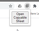 Enable Spreadsheet Copy Plugin